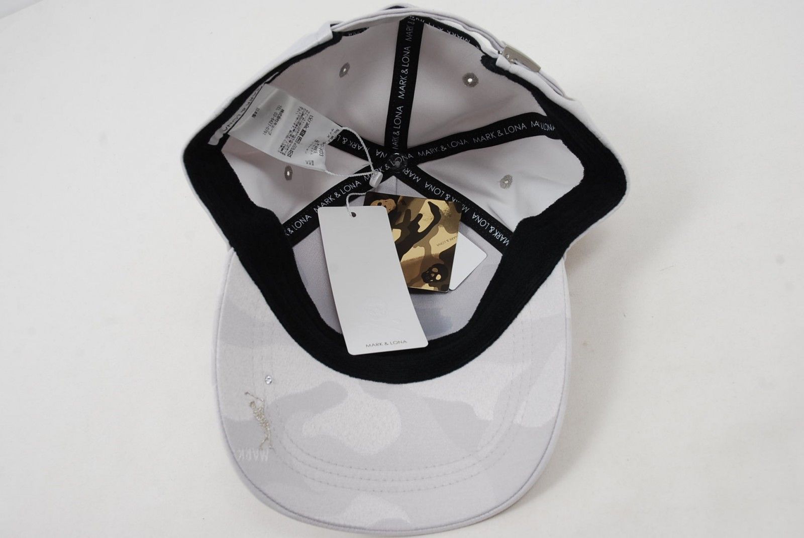 未使用品 マークアンドロナ MARK&LONA キャップ フリー ライトグレー