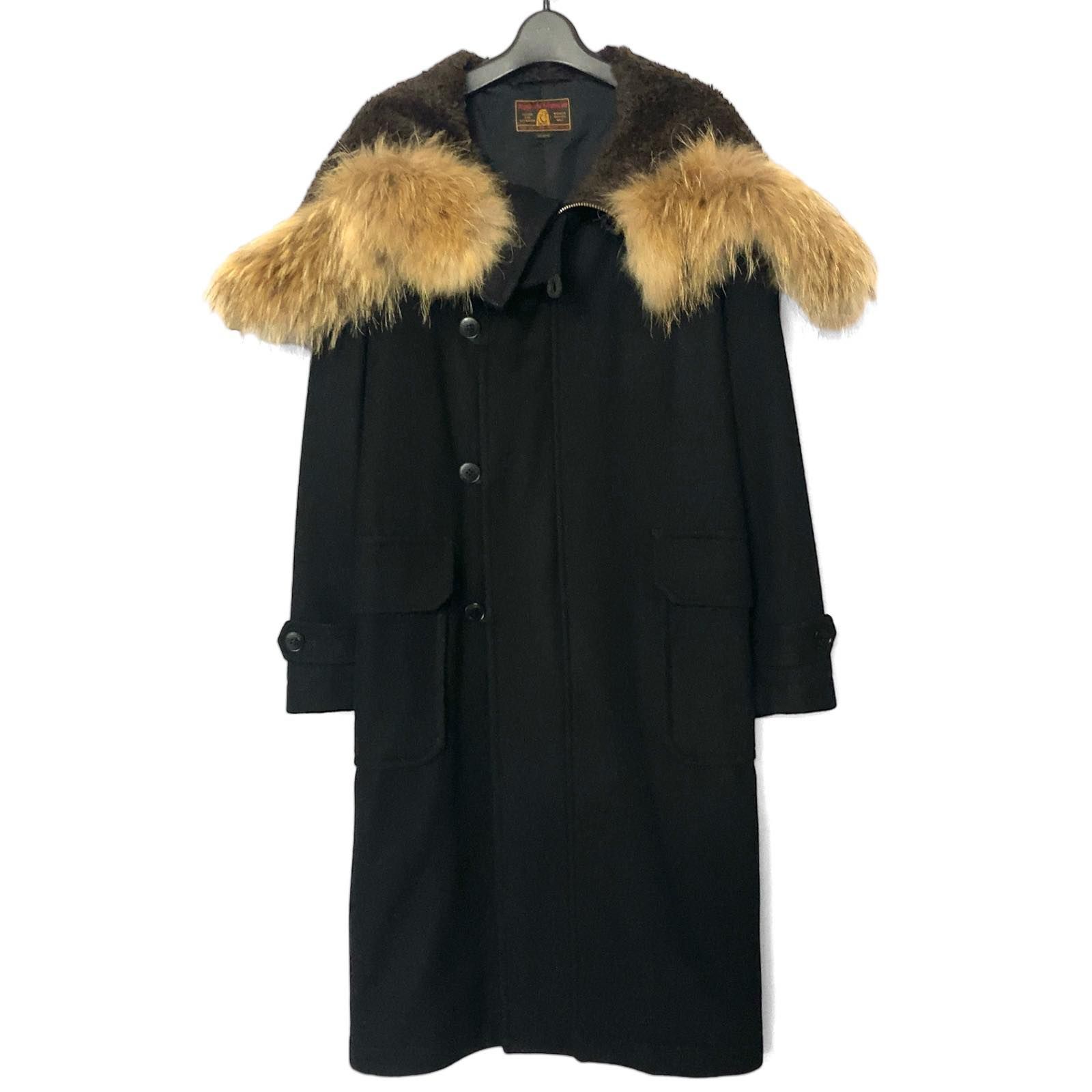 美品】HYSTERIC GLAMOUR ラクーンファーコート M 黒