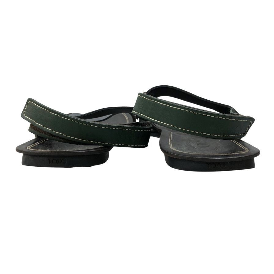 送料関税込み☆TOD'S レザー スエード サンダル Woman ブラウン レザー サンダル XXW11K0FH50NHV39MS010 | Tods