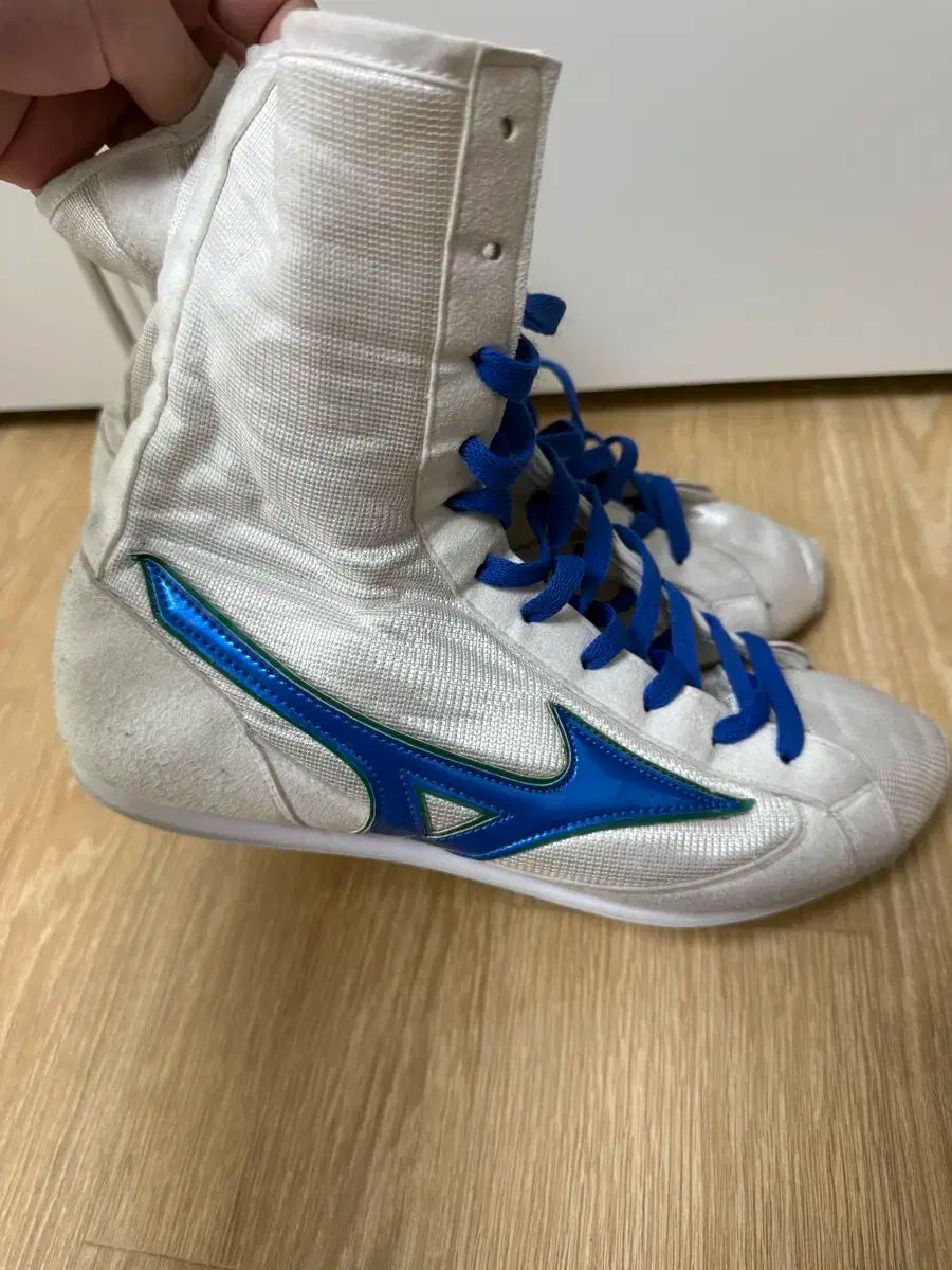 Mizuno（ミズノ） ボクシング シューズ ホワイト-ブルー 265 Mizuno