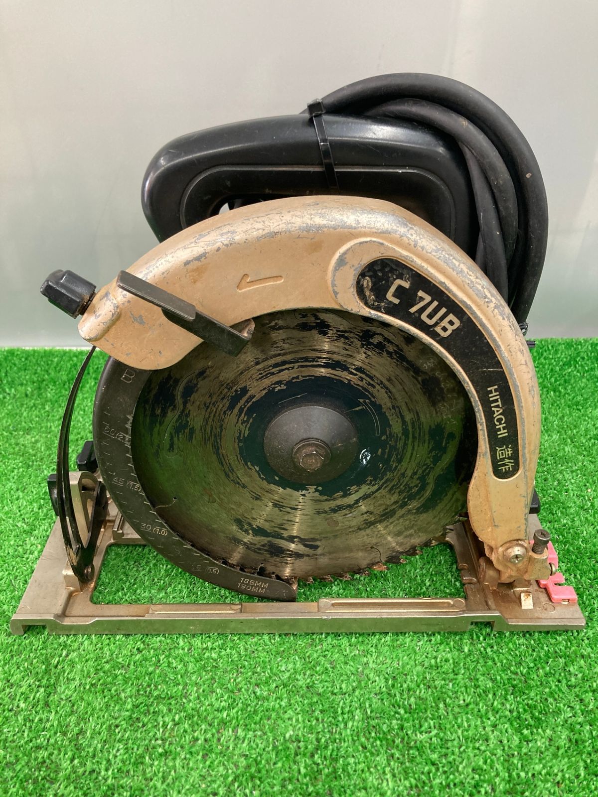 中古品】【0922】日立工機 190電子造作丸のこ C7UV(N) ITO75HW66Y1C かえ