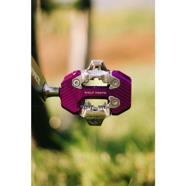 WOLF TOOTH ウルフトゥース CTRL Trail Clipless Pedal クリップレスペダル ウルトラバイオレットパープル BRIGHTFACE_UK