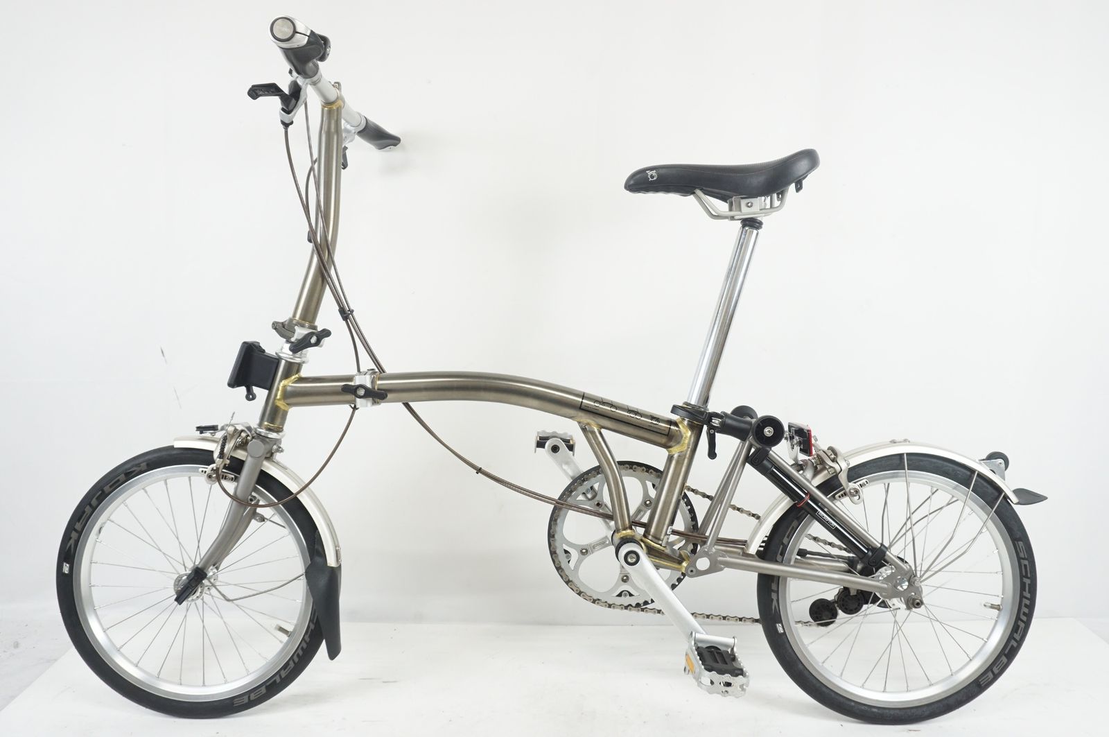 ブロンプトンS2L-X(16インチ) ブロンプトン BROMPTON S2L-X RAW チタン 2020年モデル 1X2S 16