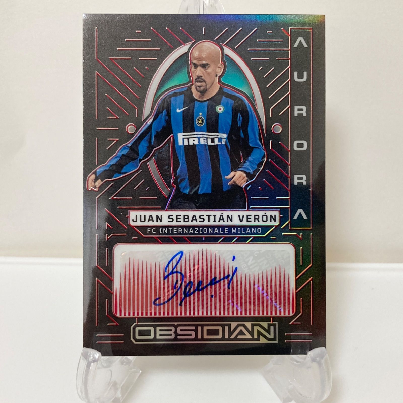 ファン・セバスティアン・ベロン 直筆サイン 限定25枚 2022 Obsidian Aurora Autograph Red Juan  Sebastian Veron Auto - メルカリ