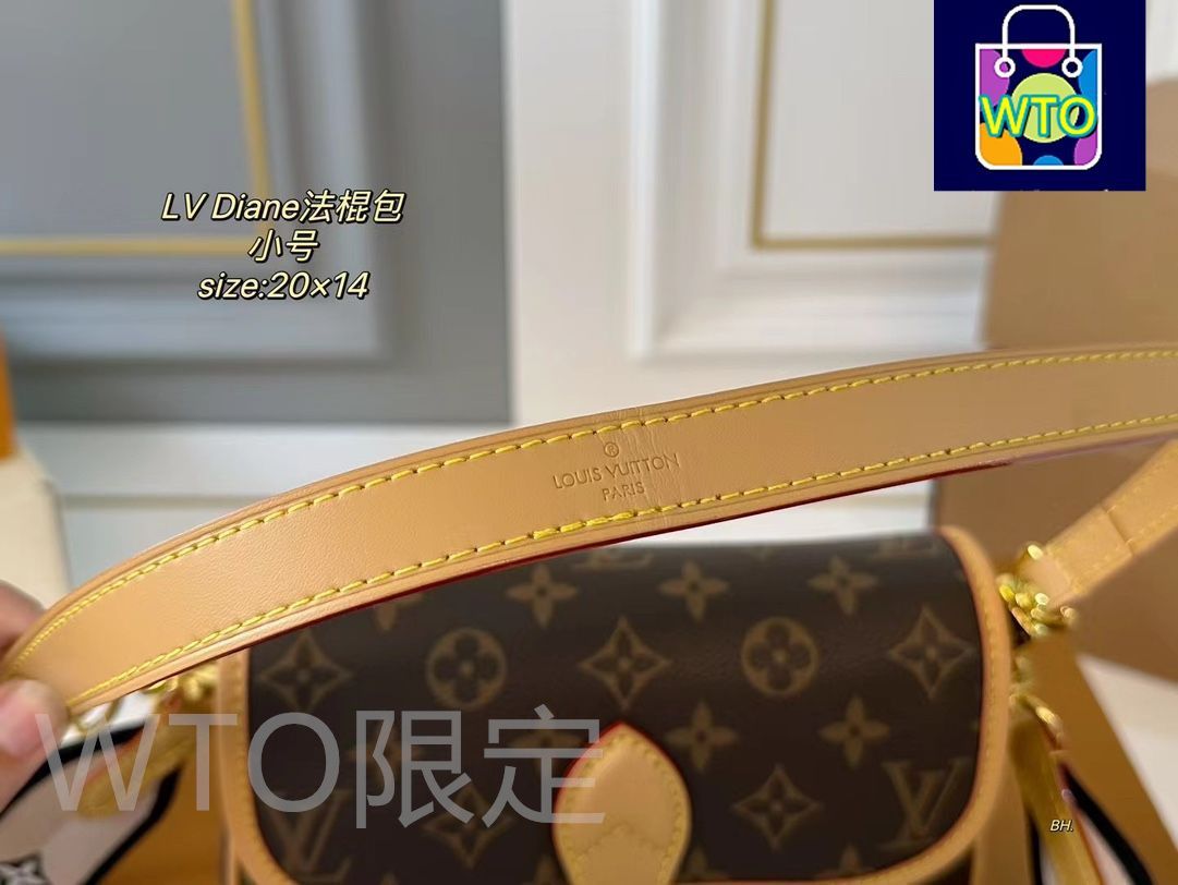 LVルイヴィトンDianeレトロなバゲットバッグ ハンドバッグ