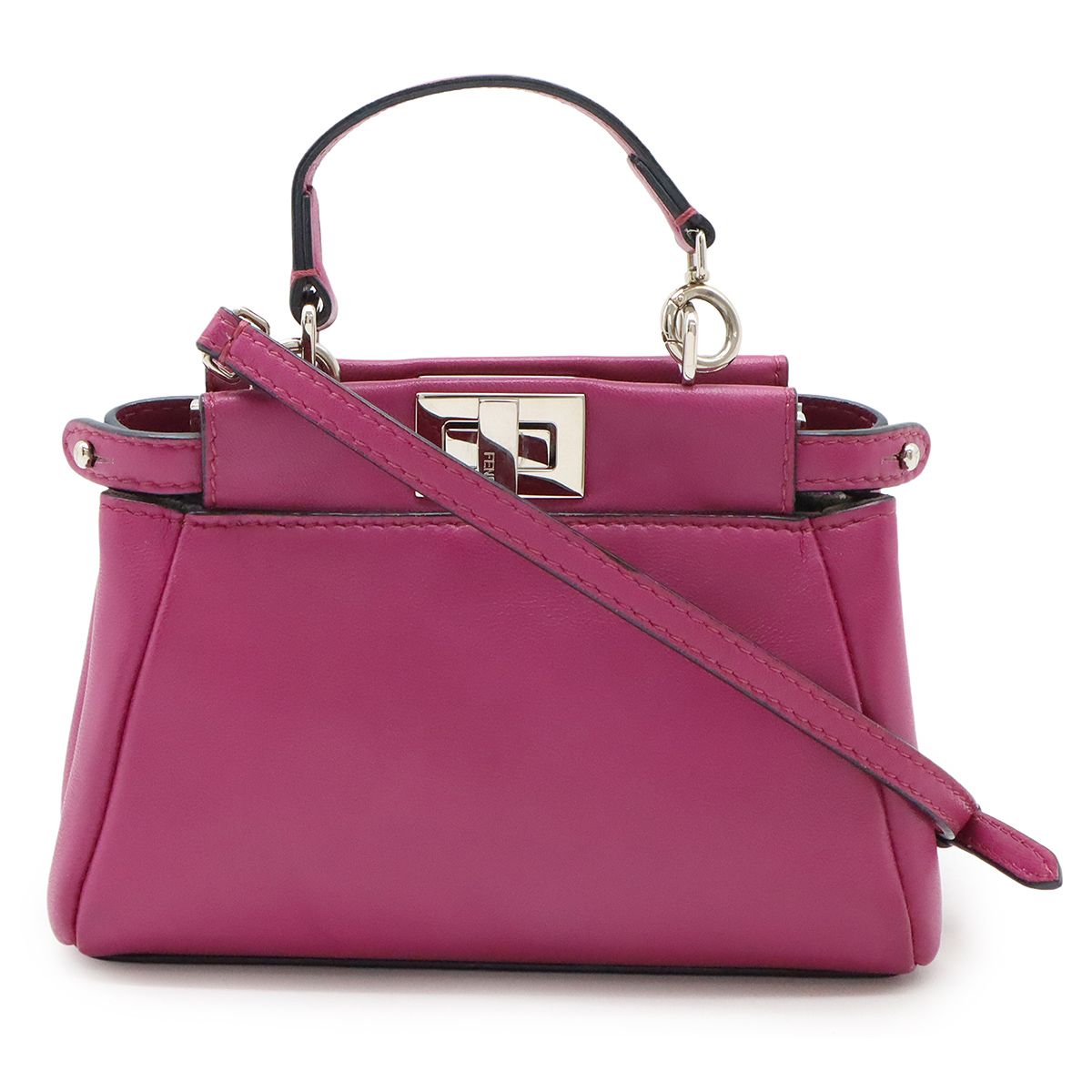 FENDI フェンディ マイクロ ピーカブー ハンドバッグ ミニバッグ