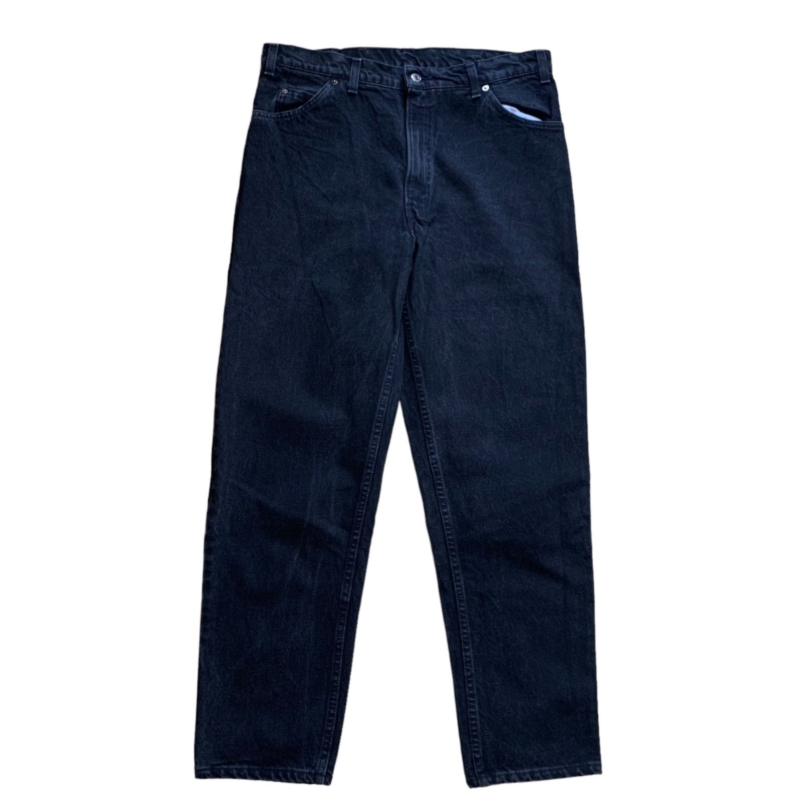 90's Levi's 550 Black Denim Pants Made in USA【36×30】 リーバイス ブラックデニム リーバイス550 サルファブラック