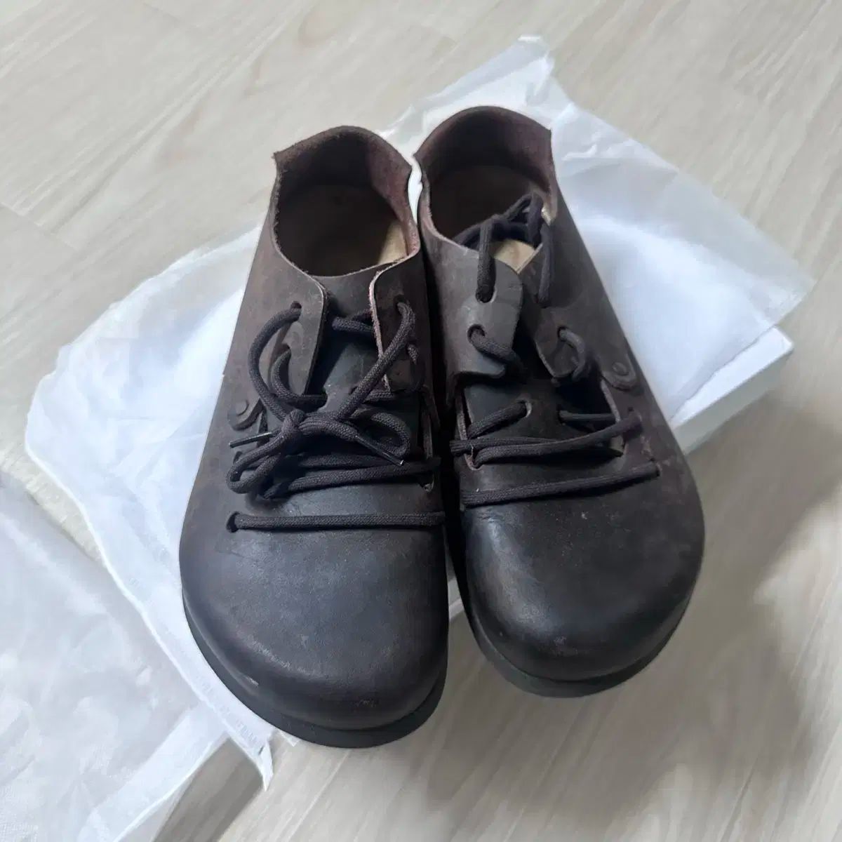 美品BIRKENSTOCK モンタナ オイルドレザーブラック39 （25cm）