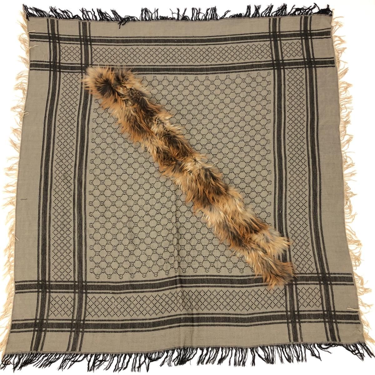 GUCCI　シルク混大判ストール Amazon | [グッチ] シルク混 GG柄 正方形ストール（スカーフ