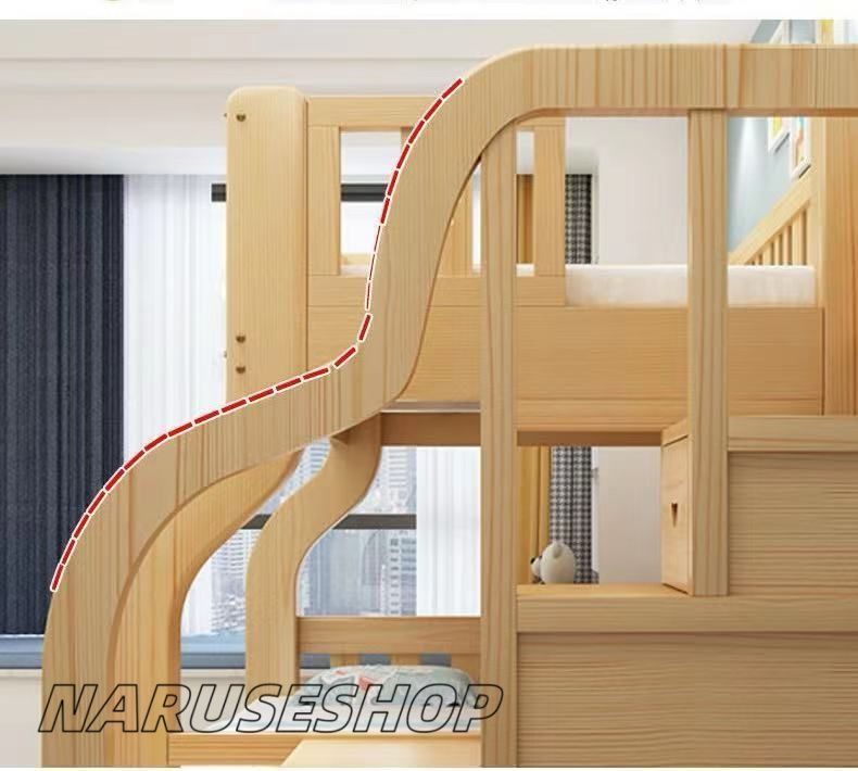 大好評 木製実木子母ベッド二段ベッド上下上下上ベッド高低ベッド子供ベッド大人母子ベッド