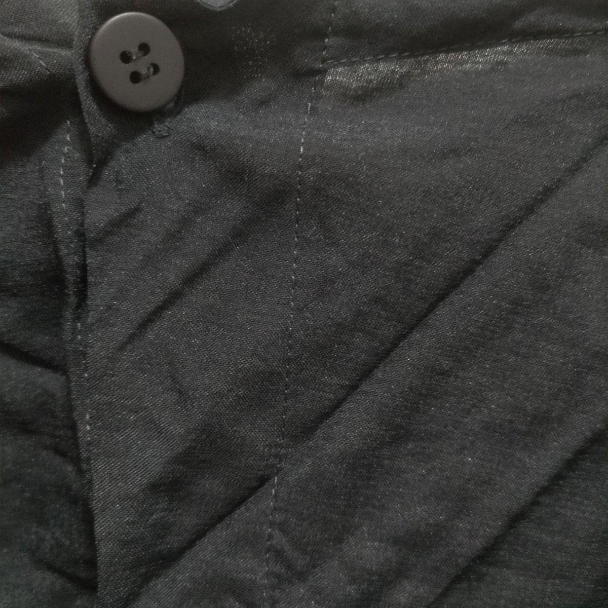  イッセイミヤケ 長袖カットソー サイズ2 M レディース - ダークネイビー クルーネック 変形デザイン 長袖 Tシャツ カットソー