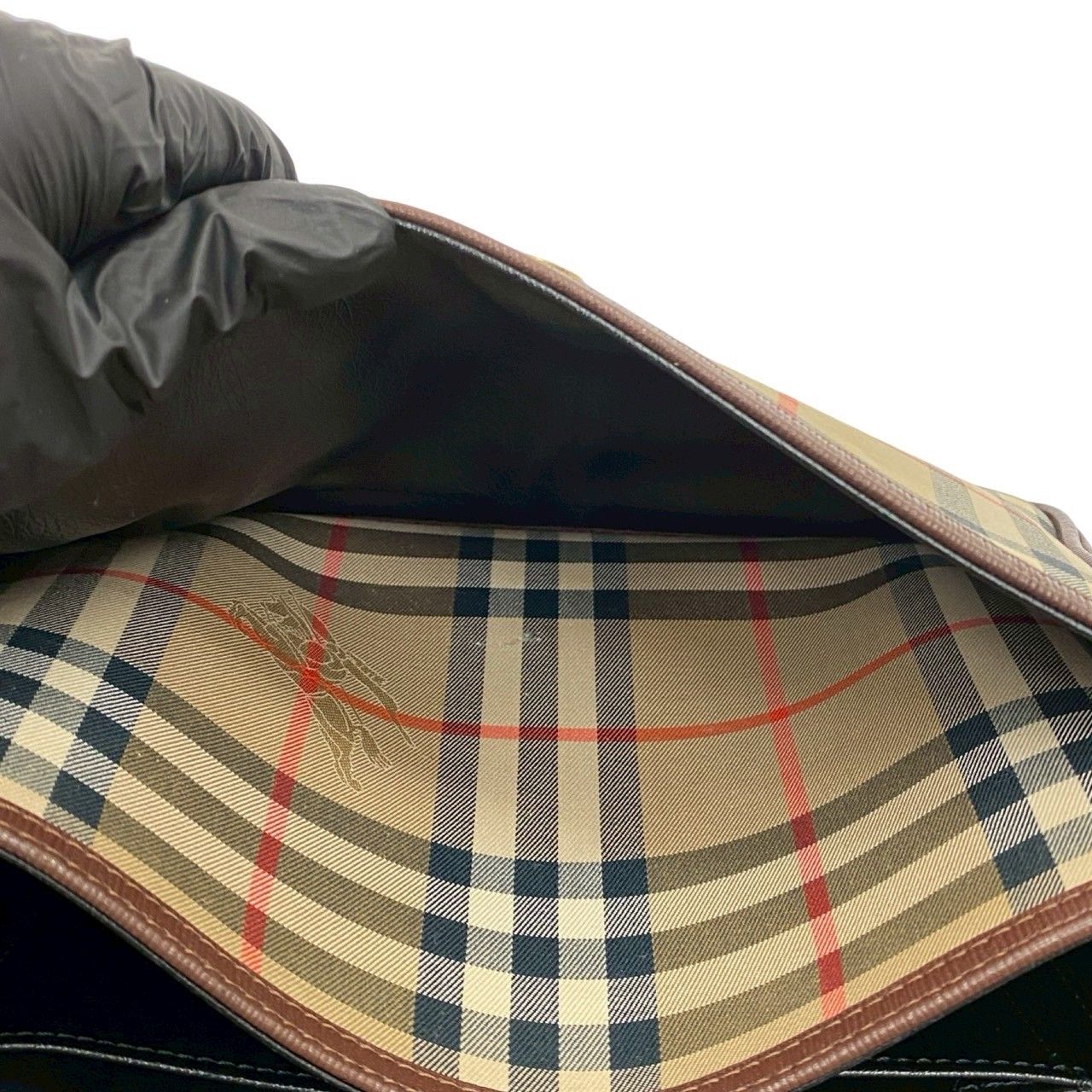 極 美品 BURBERRYS バーバリーズ ノバチェック シャドーホース