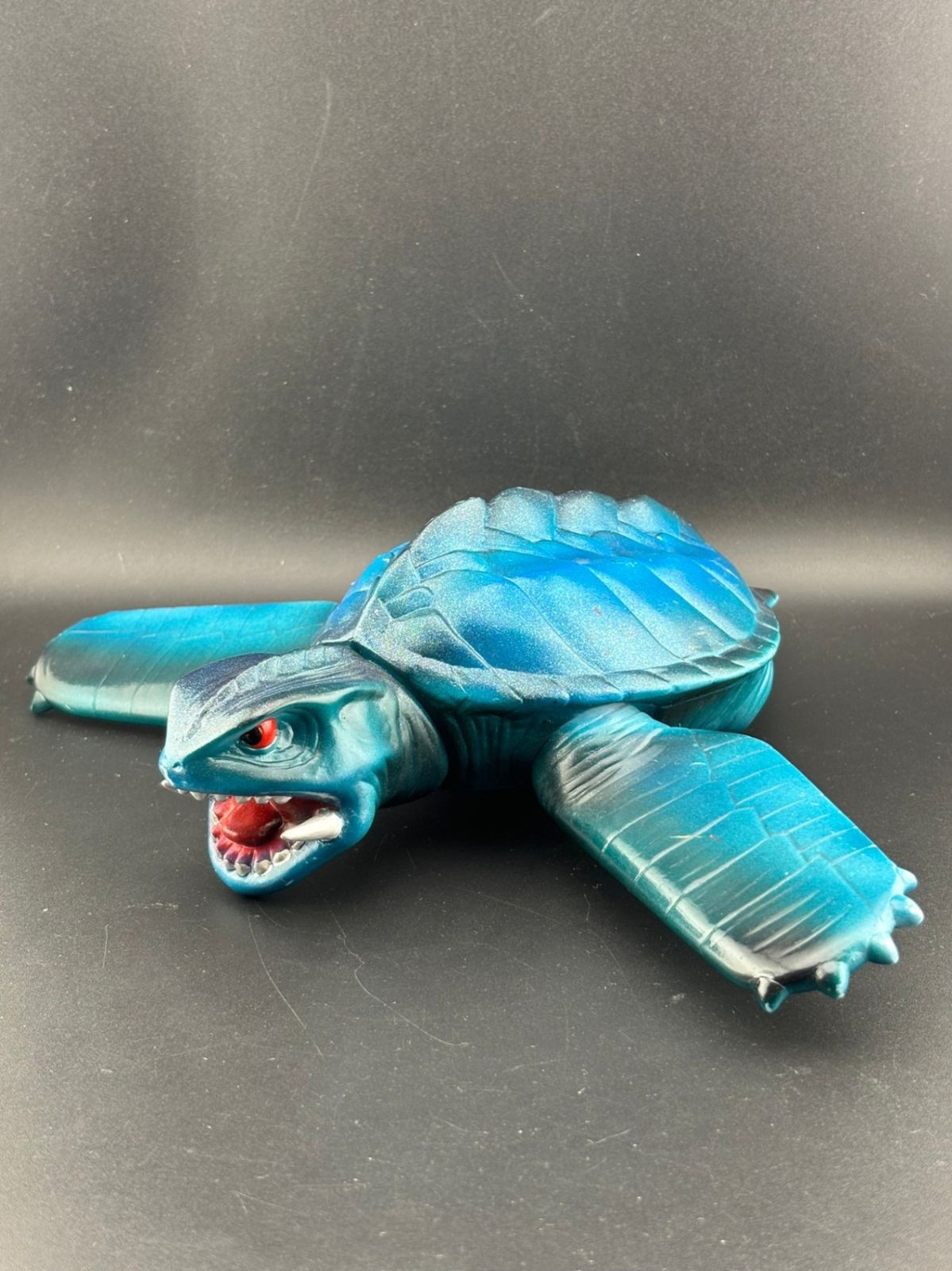 【中古品】 マルサン メタリックブルー ガメラ 飛行形態 1999ワンダーフェスティバル限定  ソフビ  フィギュア　ポピー