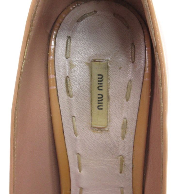 ミュウミュウ miumiu ハイヒール パンプス オープントゥ