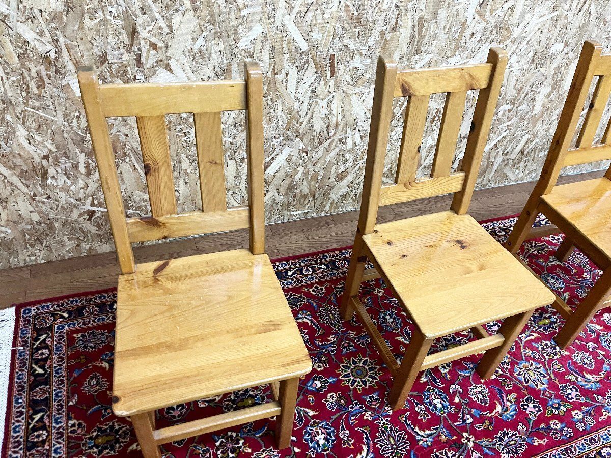 アンファン　ダイニングチェアー enfant アンファン ダイニングチェア 4脚セット 食卓椅子 パイン材