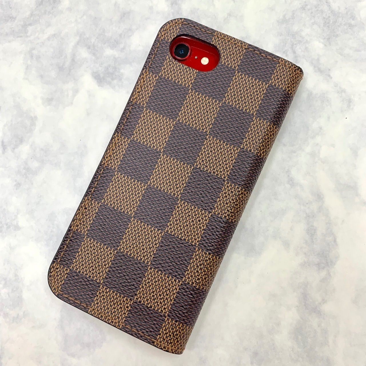 正品美品Louis Vuitton ダミエ手帳型iPhoneケース LV 手帳型 モノグラム GalaxyS20ブランドカバー ヴィトン
