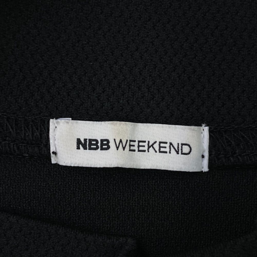 未使用 NBB WEEKEND モックネック バックプリントシャツ 3 (XL） サイズ：1 NBB WEEKEND エヌビービーウィークエンド 2023年
