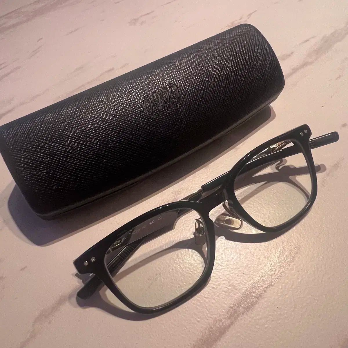 ハイエンド メガネ ポナインズ ゴールド ウェリントン NPM-111