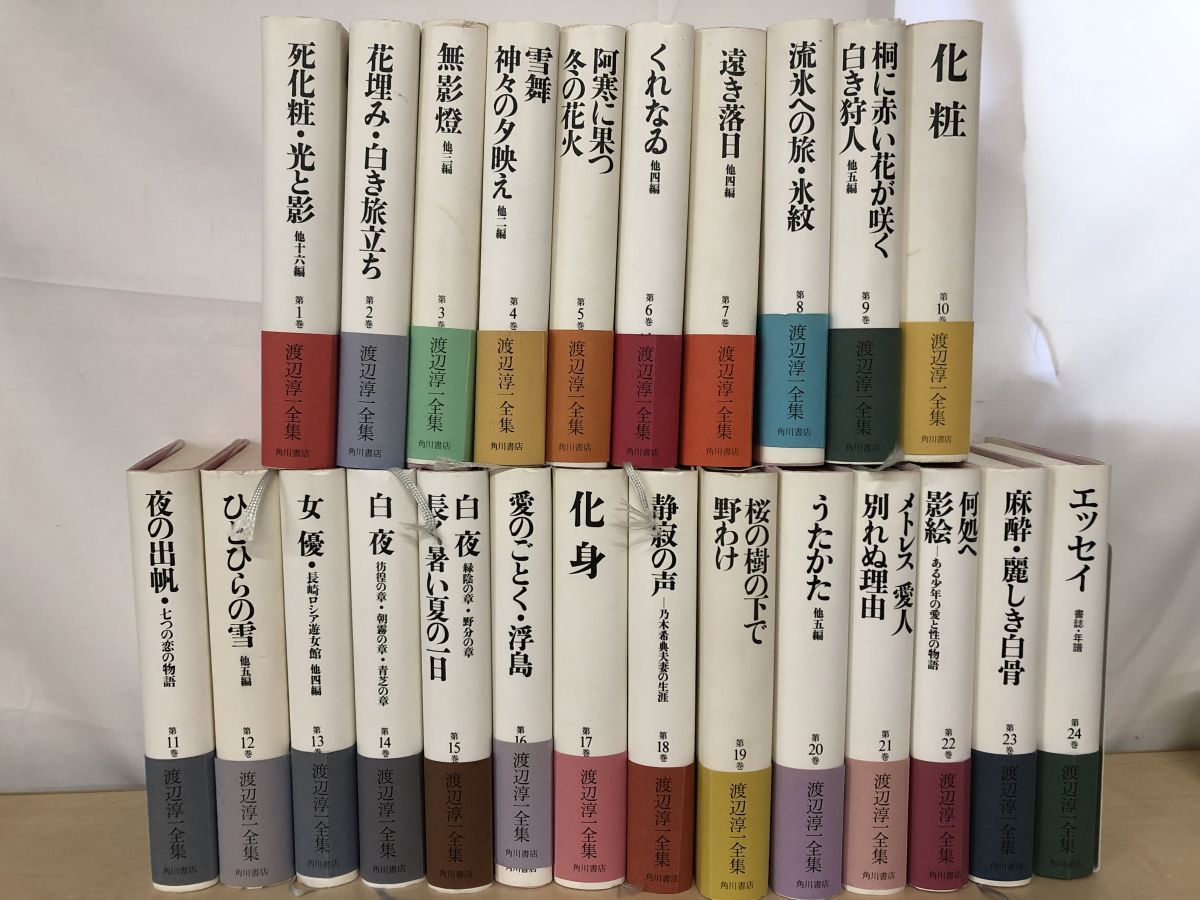 渡辺淳一全集 全巻セット 24巻揃 日本経済新聞出版社 月報付|全巻揃
