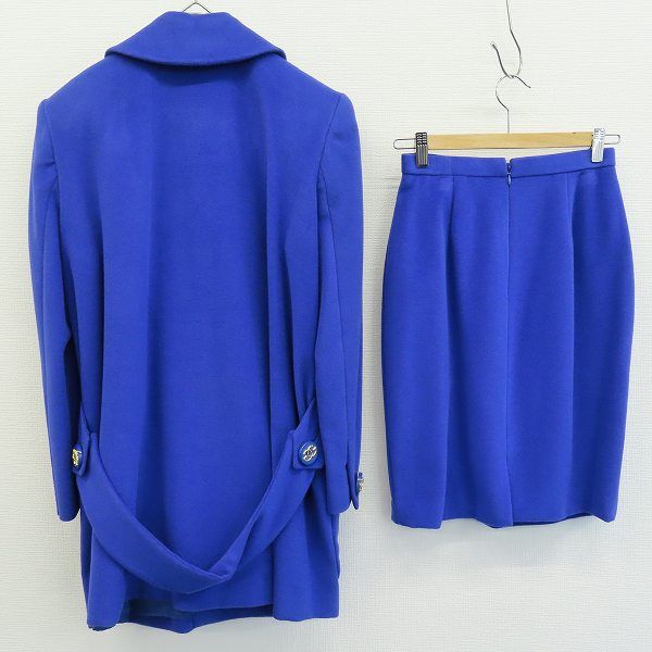 イタリヤ 伊太利屋 セットアップ スカートスーツ アンゴラコート ジャケット スカート x966929