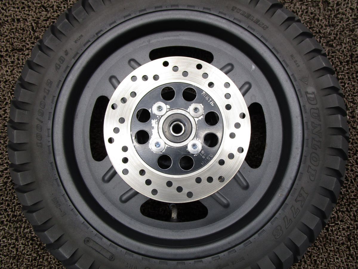 KSR-2 リアホイール ディスク スプロケット ▲A6535 MX080B カワサキ MX080BE キャブ車 動画有