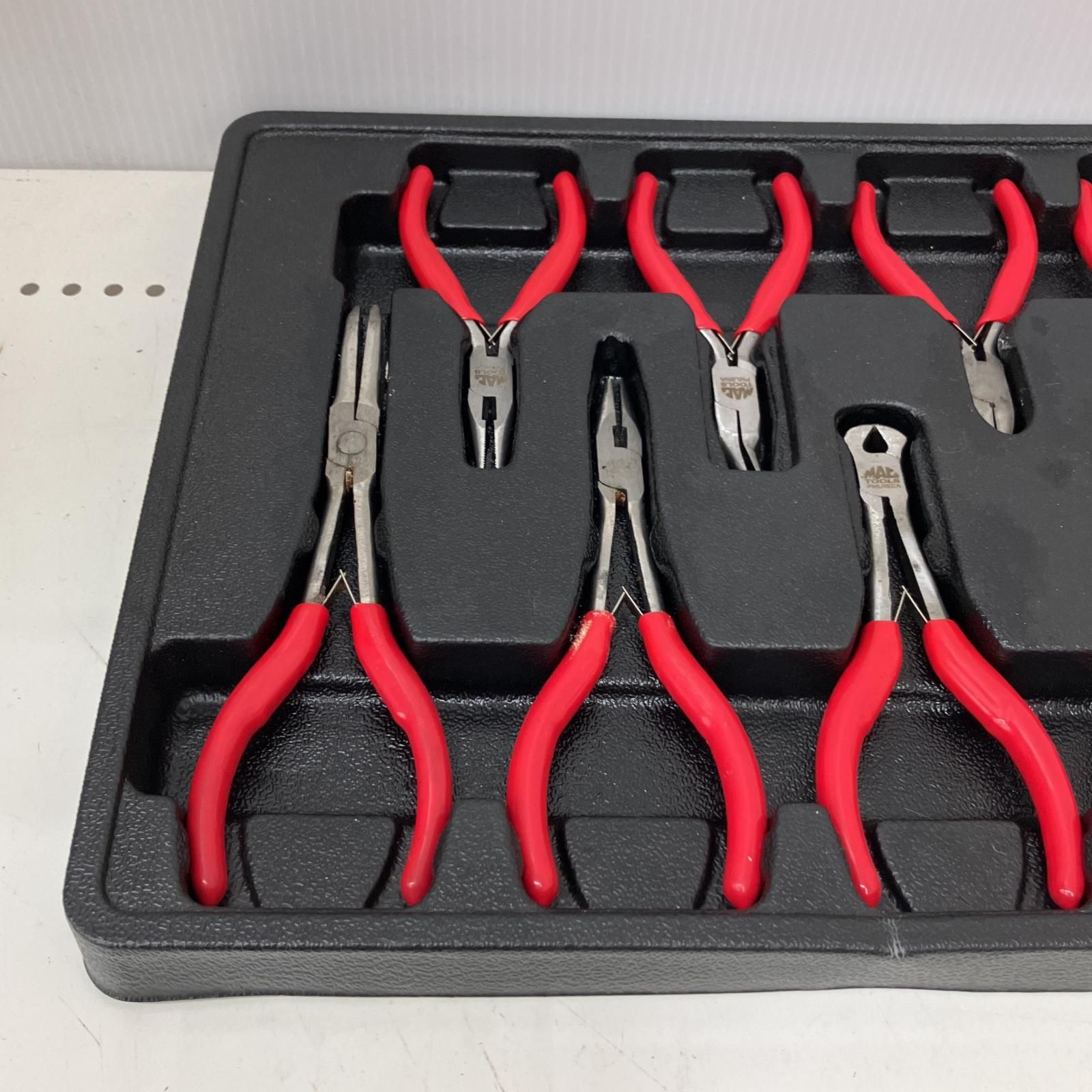 △△MAC TOOLS マック ミニプライヤーセット 10PC PSM10MA レッド