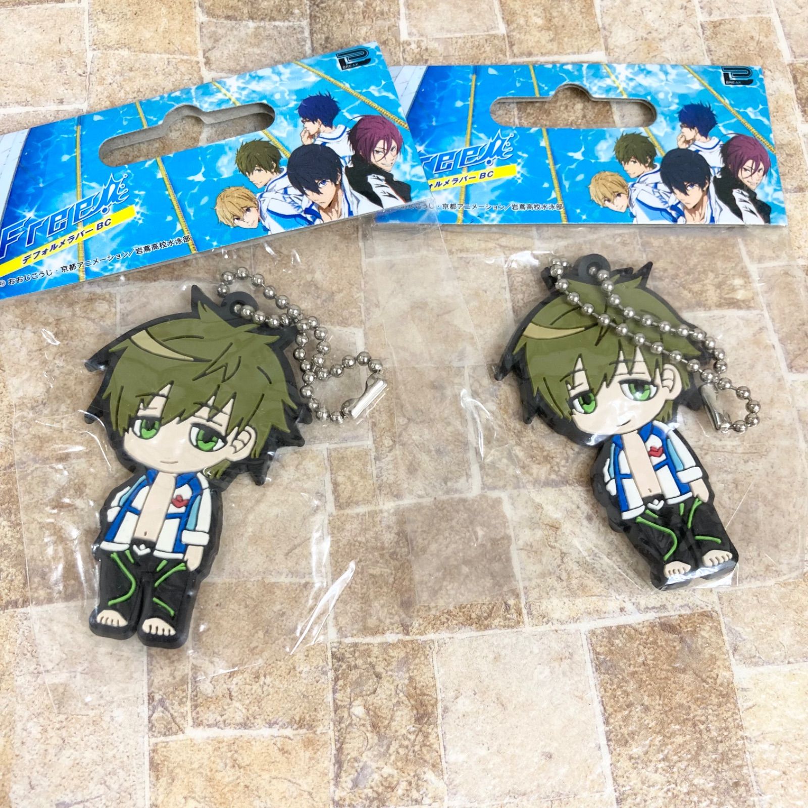 コンプ】Free! デフォルメラバーBC キーホルダー 七瀬遙 橘真琴 コンプ】Free! デフォルメラバーBC キーホルダー 七瀬遙 橘真琴