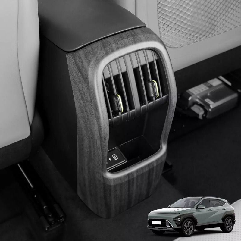 ヒュンダイ コナ 2025 2025用リア AC エアコンビレーション出力パネルカバートリム エアコンビレーションシャッターフォア ハイクオリティABS素材 簡単なインストール 直接フィット パーツ Im S Separatelyの交換 エアコンビレー