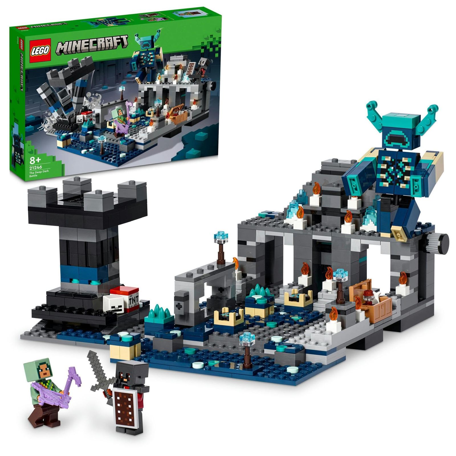 レゴ LEGO マインクラフト ディープダークの戦い おもちゃ 玩具 プレゼント 誕生日 ブロック クリスマス 男の子 女の子 子供 8歳 9歳 10歳 小学生 マイクラ Minecraft グッズ 21246 ディープダークの戦い