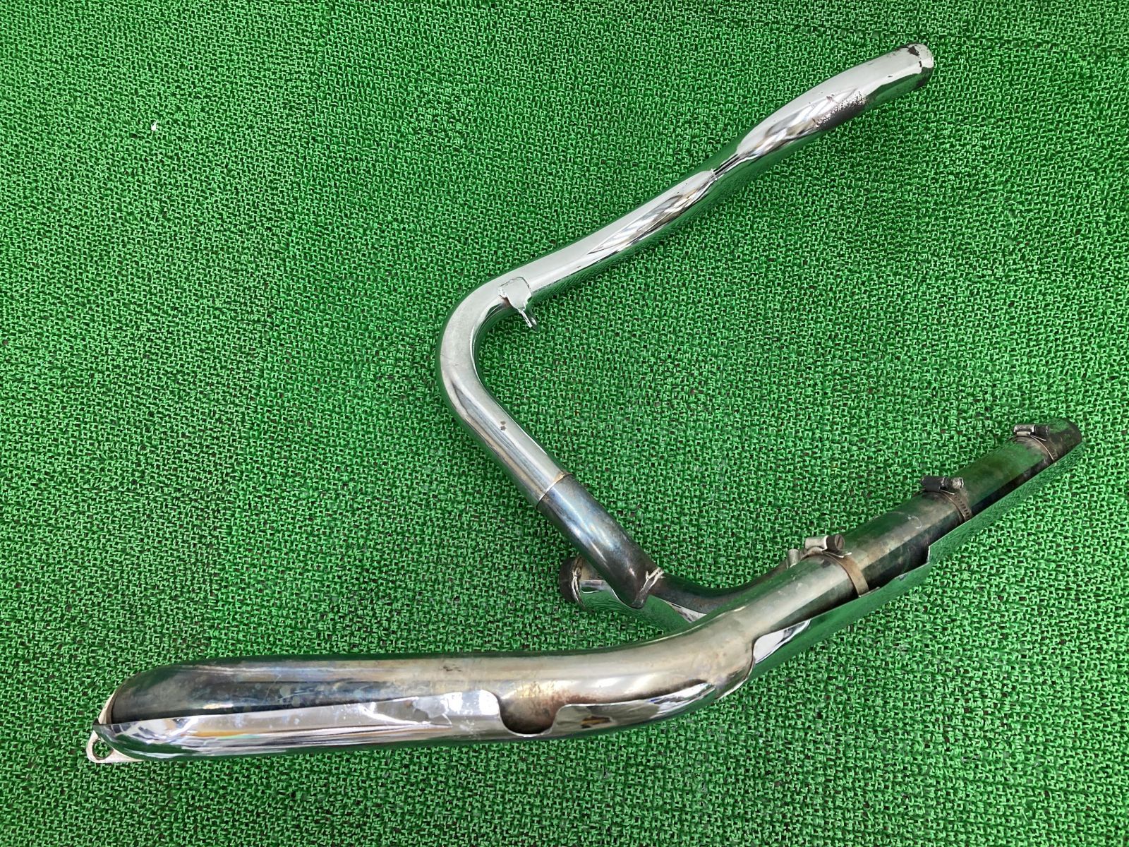FLH エキパイマフラー ハーレー 純正 中古 バイク 部品 ショベル