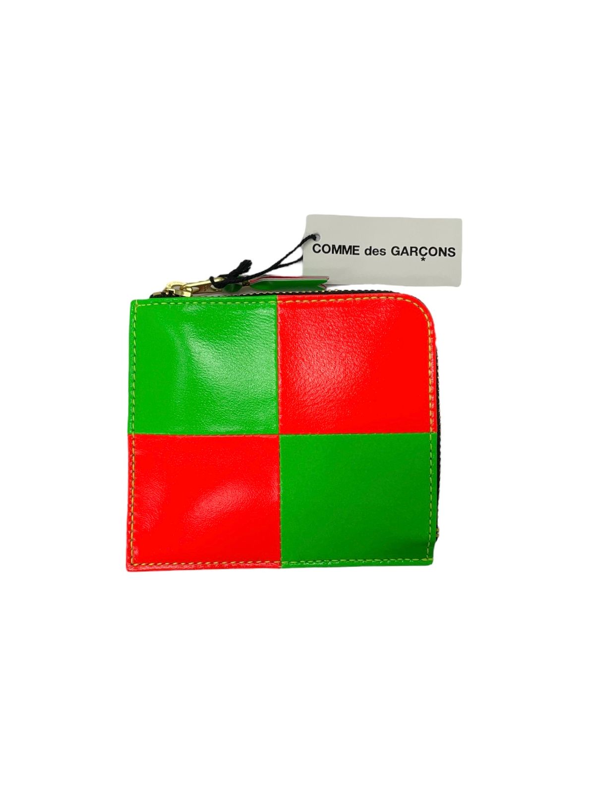 COMME des GARCONS (コムデギャルソン) FLUO SQUARES WALLET ミニ財布