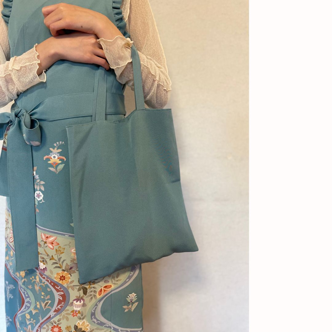 専用です☆ターコイズの着物に作り帯☆ 専用です☆ターコイズの着物に