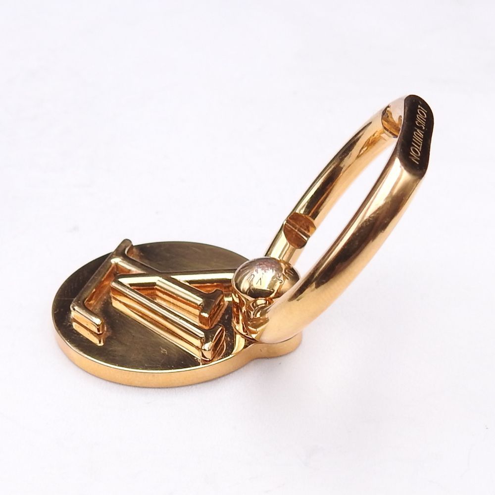 LOUIS VUITTON フォンリング ルイーズ M64290 ゴールド スマホリング メンズ レディース 正規品?️Aランク 現状渡し