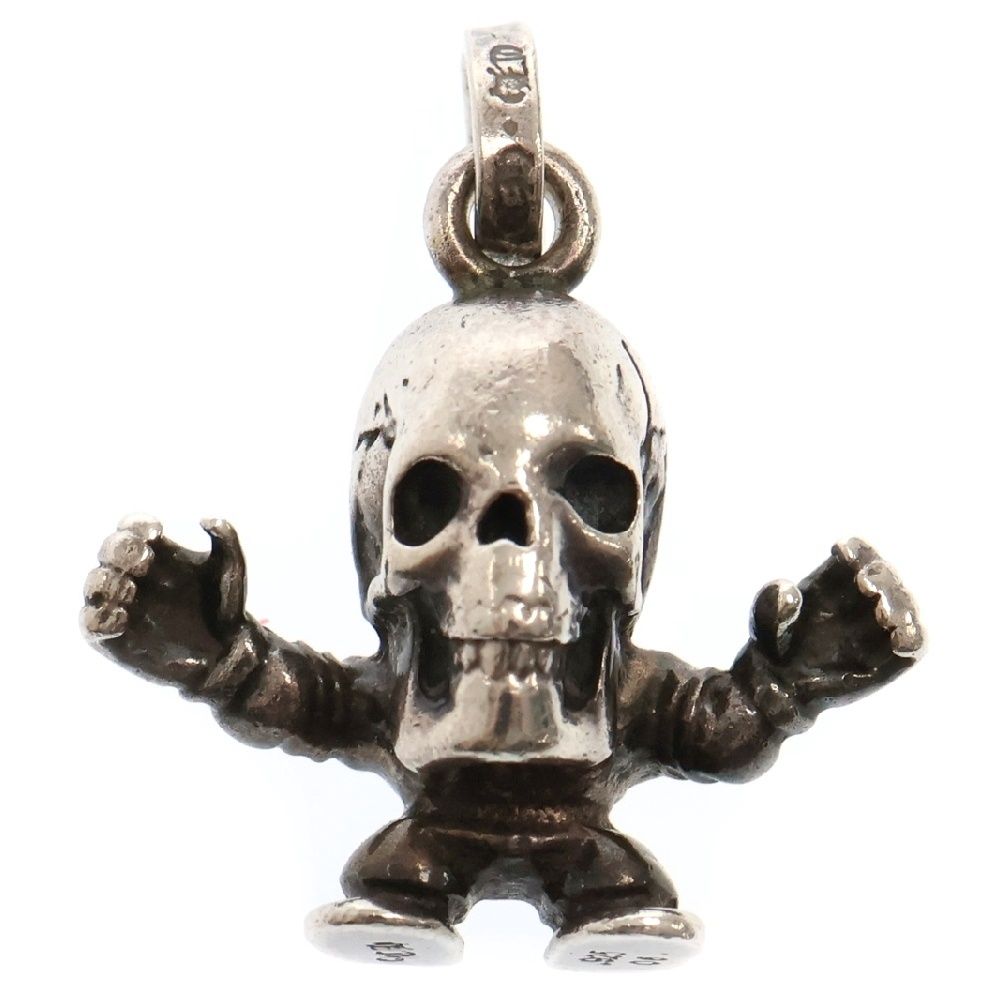 CHROME HEARTS クロムハーツ FOTI HARRIS TEETER CHARM フォティ ハリスティータ チャーム シルバーネックレストップ