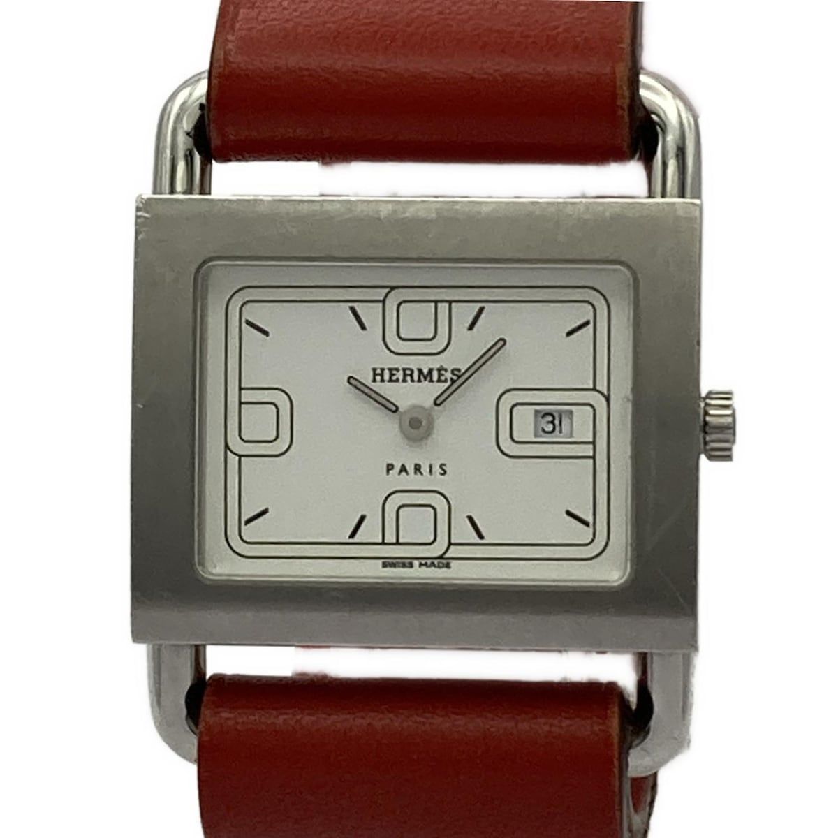 HERMES エルメス 腕時計 バレニア BA1.510レディース 白 クォーツ HERMES(エルメス) 腕時計 バレニア BA1.510 レディース 白