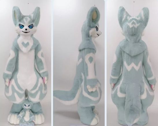 着ぐるみ ケモノ体 フルスーツ 短毛タイプ NO.34 最 セット 全身 ケモノ ファースーツ ぬいぐるみ コスプレ コスチューム