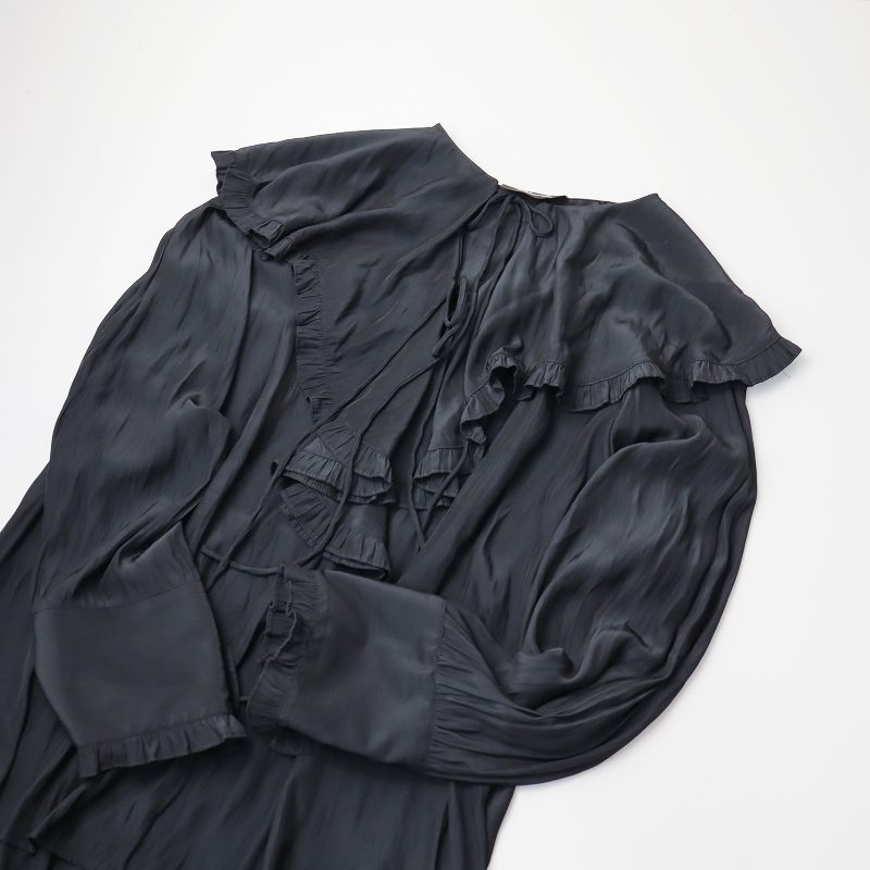 HARDY NOIR】ビンテージデシンフリルブラウス