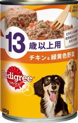 【同梱】【24個セット】マースジャパンリミテッド ペディグリー13歳以上用チキン＆緑黄色野菜400g