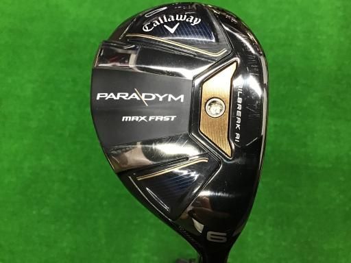 キャロウェイ PARADYM MAX FAST U6 ユーティリティ UT 純正特注シャフト フレックスS メンズ 男性用 右利き 右用 Cランク ゴルフクラブ