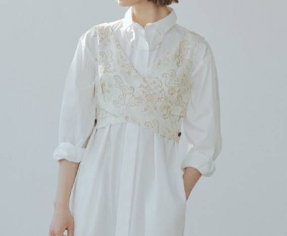 styling| ミュルーズ染織美術館 MULHOUSE ボウスサイドブラトップ 16WFT231034 ディスプレイ品につき特別割引