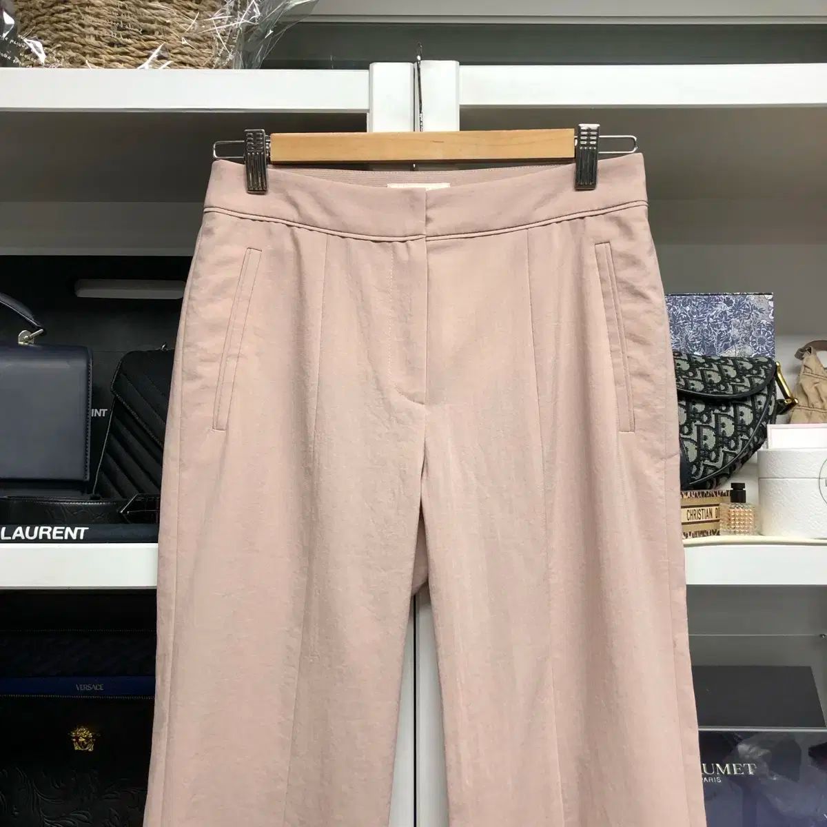 ハンサム SJSJ ピンクベージュ パンツ