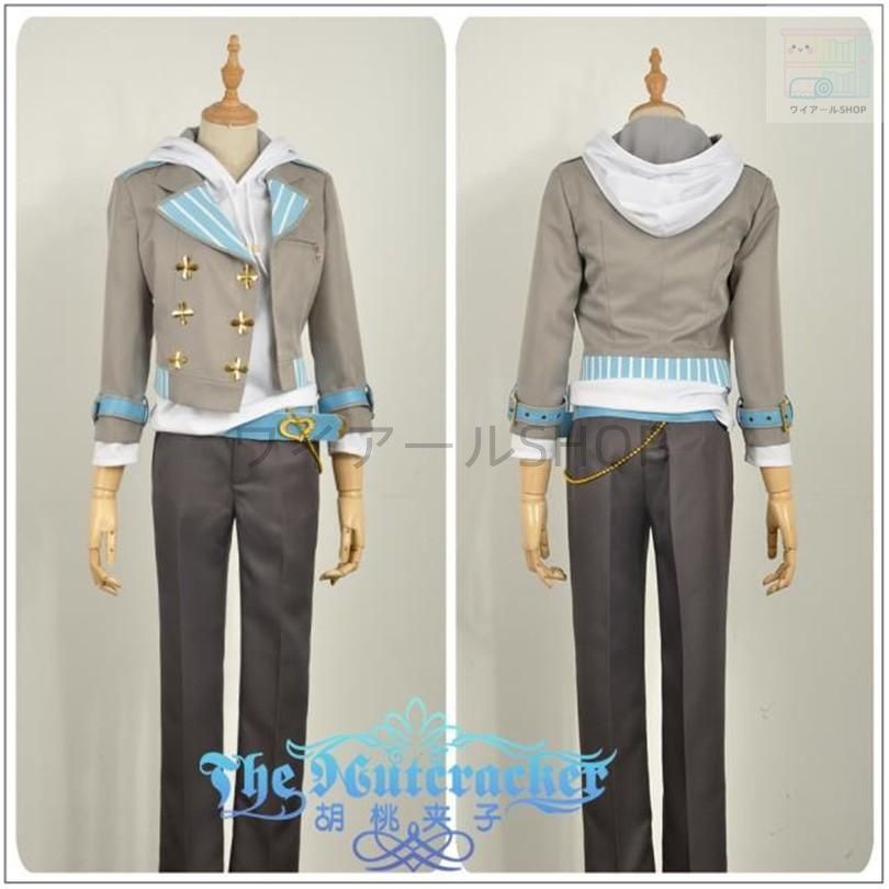 あんさんぶるスターズ 衝突 思い還しの返礼祭 UNDEAD アンデッド 乙狩 アドニス おとがり あどにす 風 コスプレ衣装 イベント 演出服 cosp