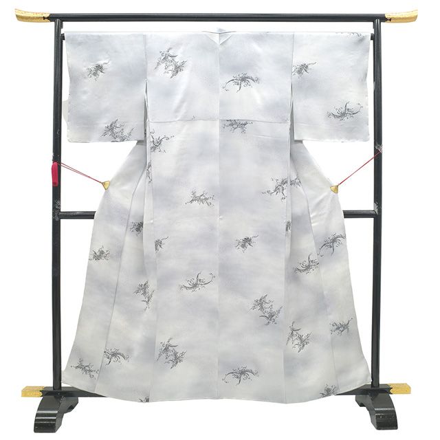 新古品】 小紋 着物 未使用 正絹 和田光正 作家物 伝統工芸士