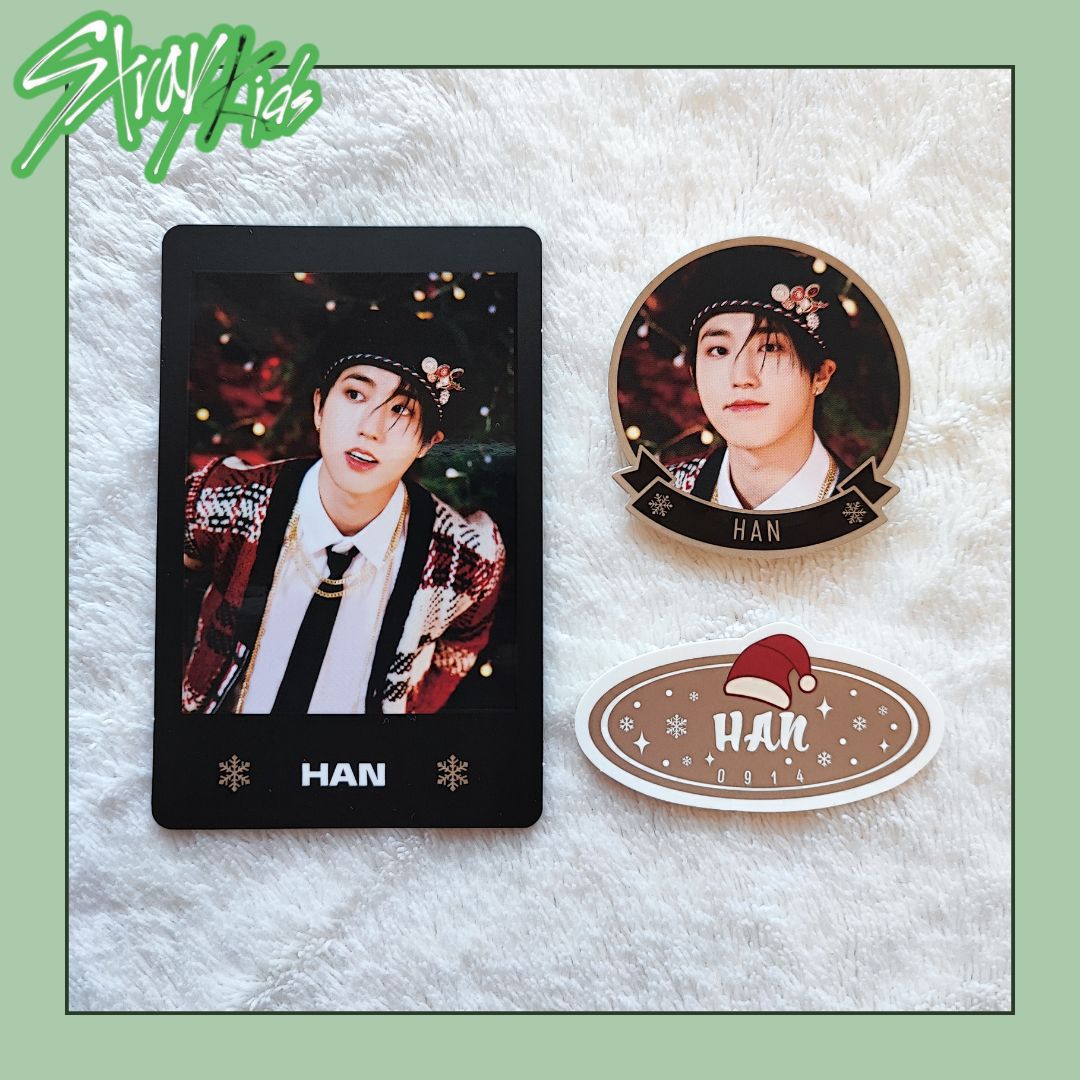 【Stray Kids】Xmas POPUP STORE 2023  クリスマス ポップアップ・フォトカード ハン・ステッカーセット ハン各種