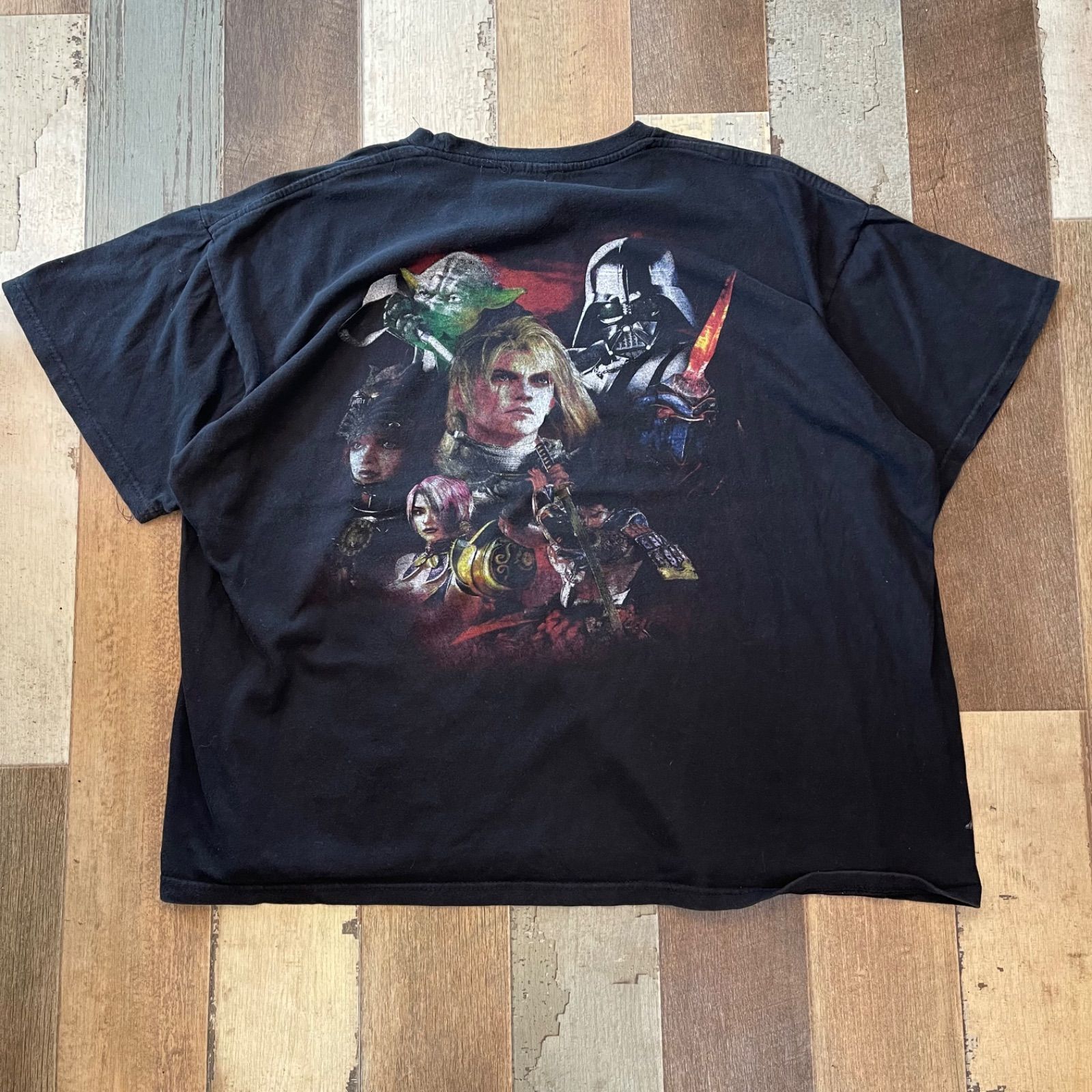 SOUL CALIBUR4 Tシャツ　ヨーダ ゲームソウルキャリバー　半袖　黒 SOUL CALIBUR4 Tシャツ ヨーダ ゲームソウルキャリバー 半袖 黒
