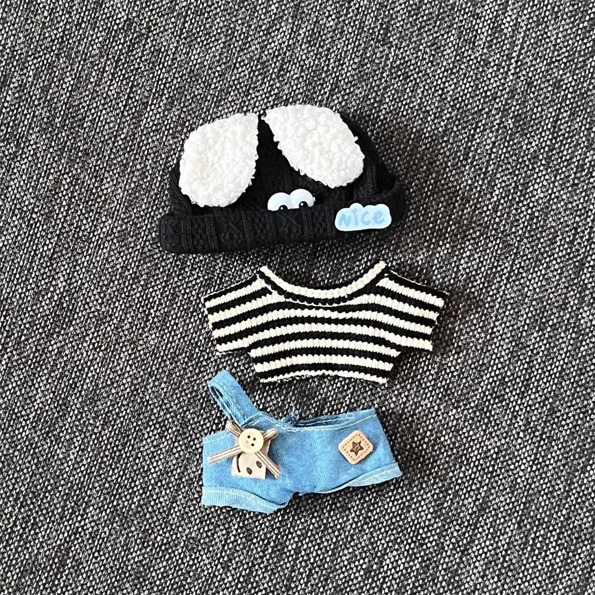 10cmぬい服】着せ替えぬい 10cm 3点セット お洋服 無属性