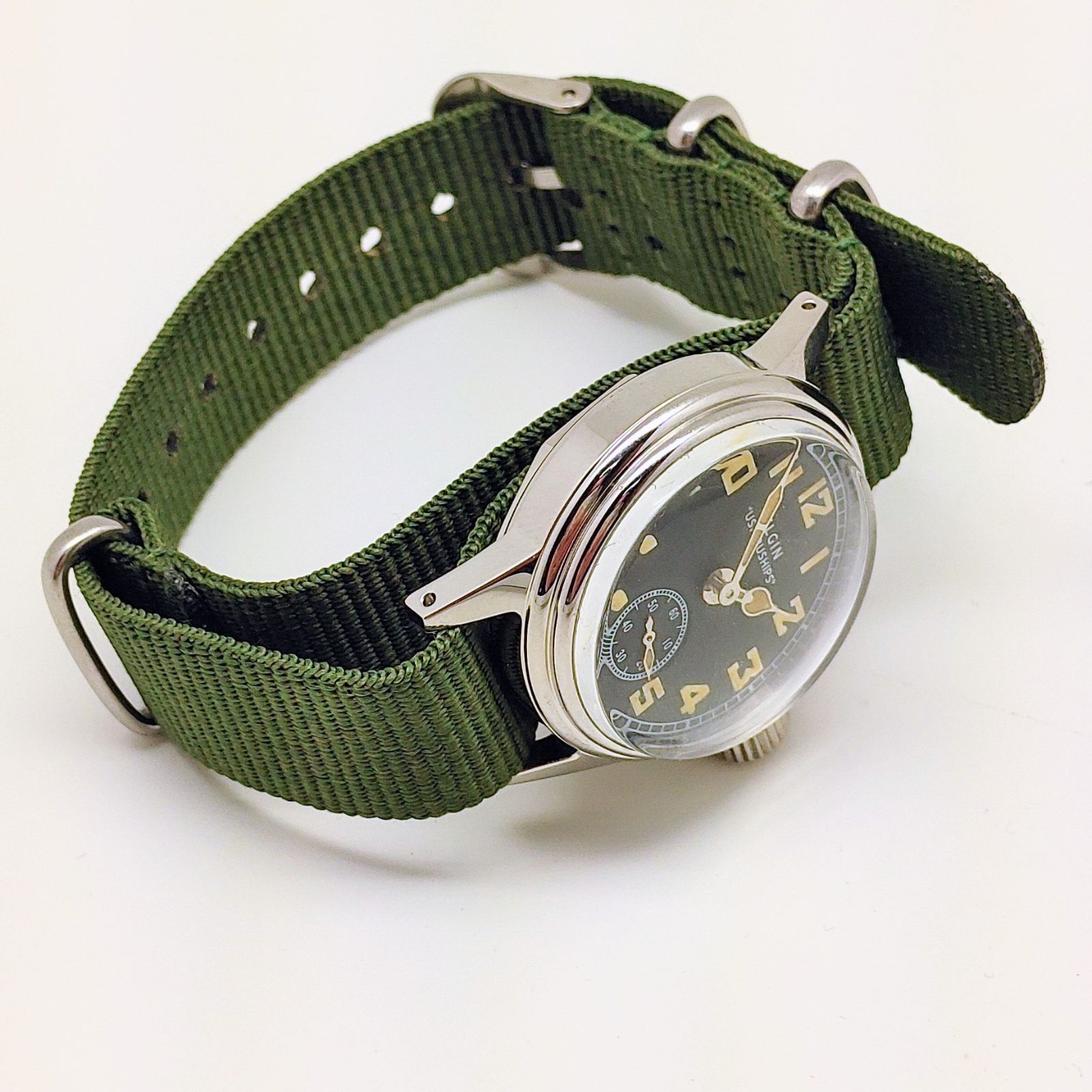 ☆現品限り☆OH済 ELGIN USN BUSHIPS 腕時計 手巻き - SK OLDIES