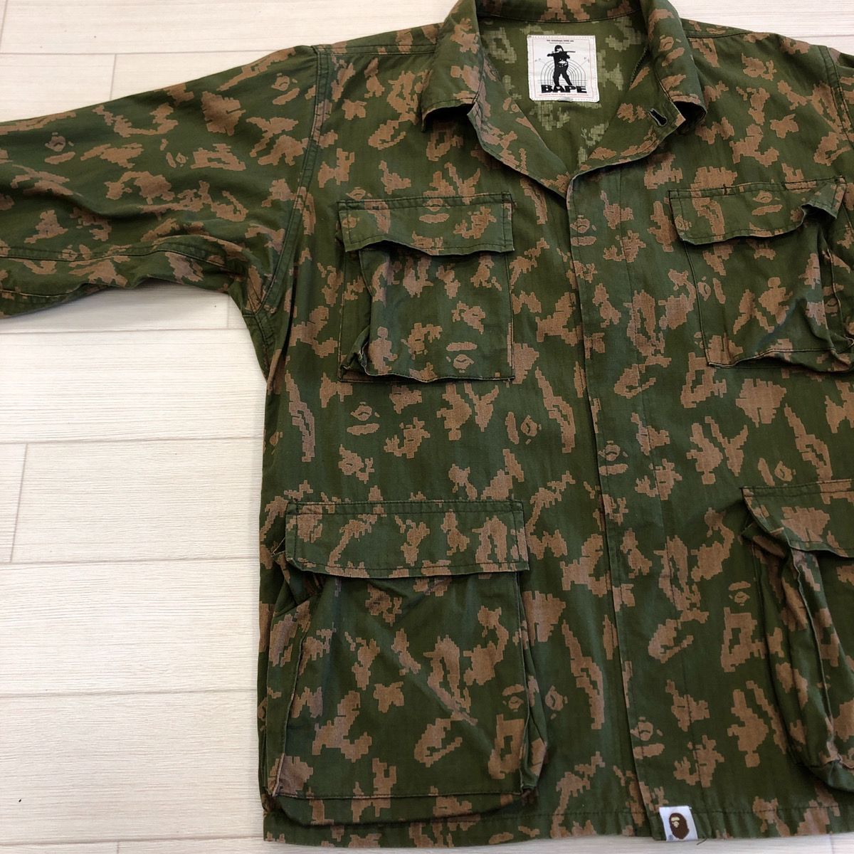 A BATHING APE エイプ デジカモ デジタルカモ 迷彩 カモフラ 90S