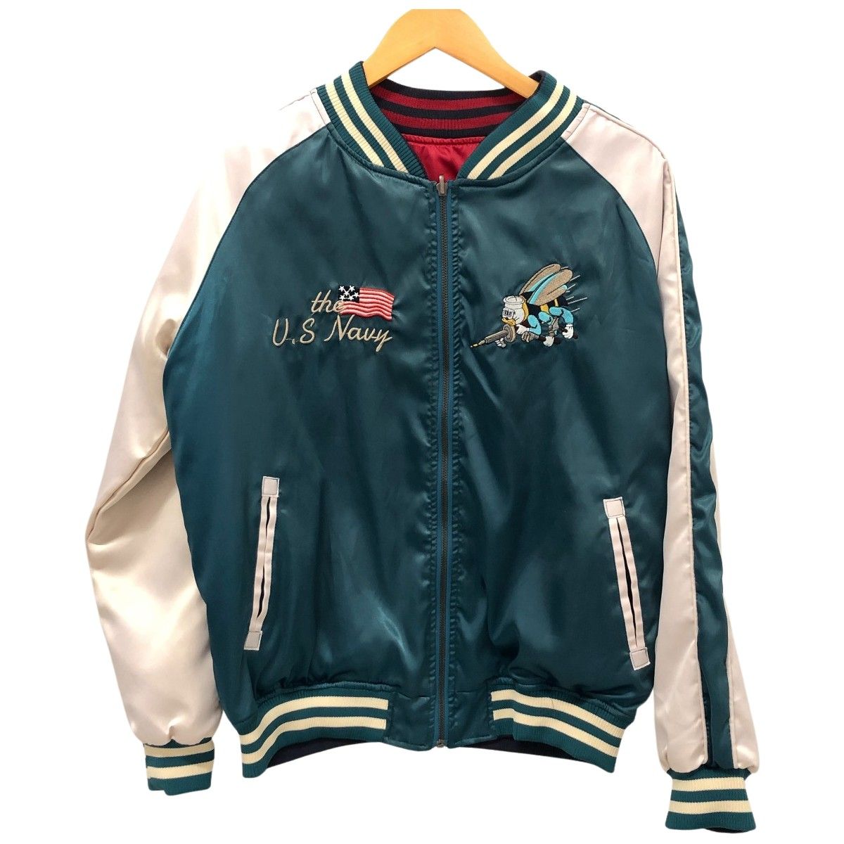 URSFUR ジャケット スカジャン SIZE L リバーシブル