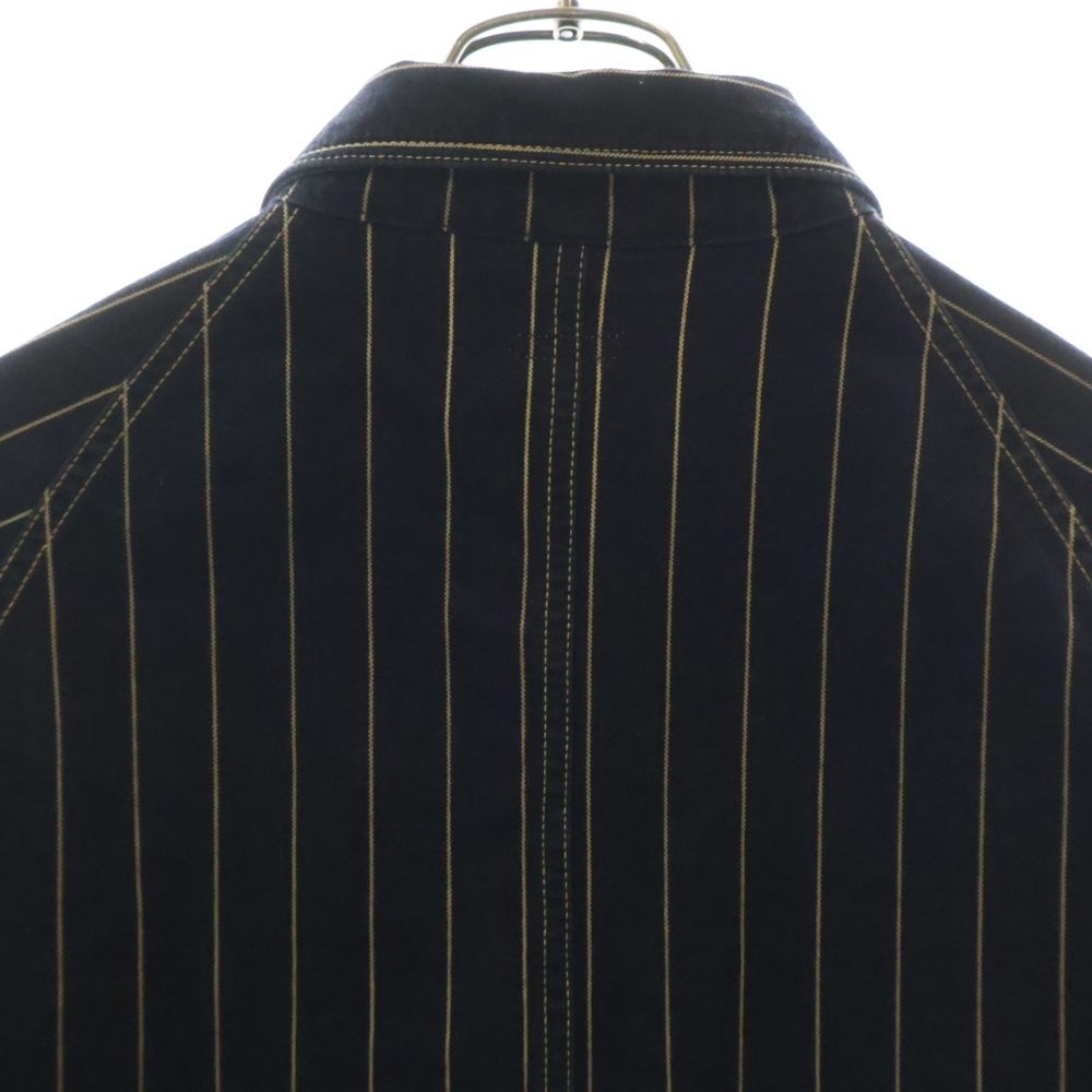 KAPITAL キャピタル IDG リネン ストライプ ショート ジャケット KAPITAL キャピタル IDG リネン ストライプ ショート ジャケット